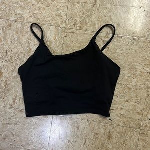 Cropped athletic tank